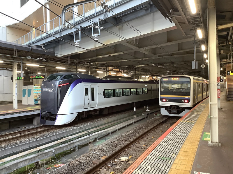 JR千葉駅E353系・209系