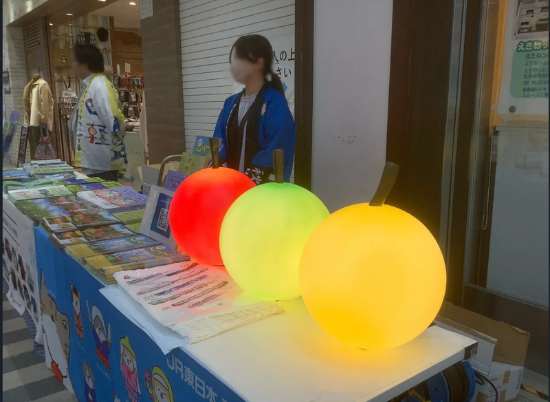 観光ブースの画像