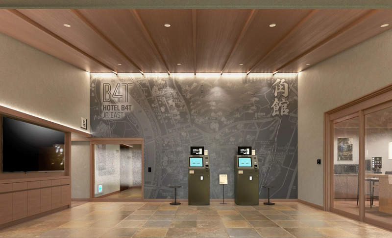ホテル B4T 角館 ロビー完成イメージ