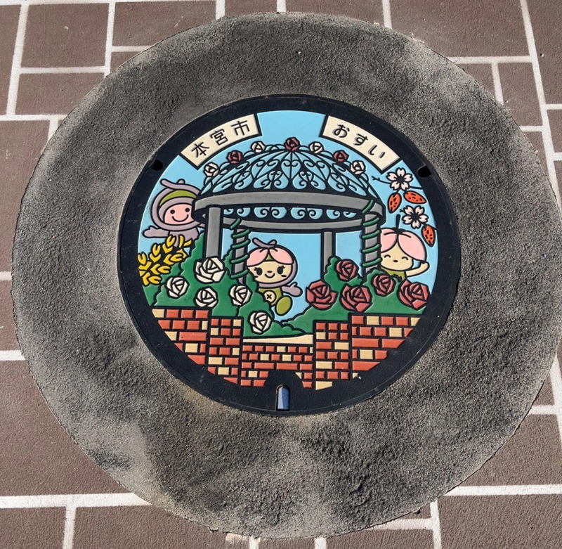 本宮市のご当地マンホール