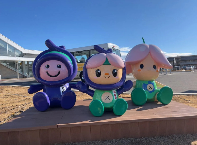 駅前のオブジェ