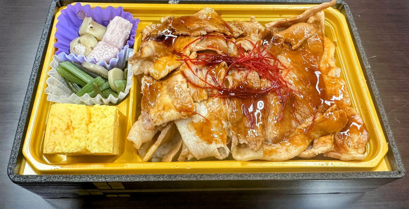 七戸十和田駅開業15周年 豚ガリ弁当