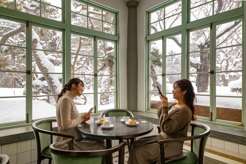 青森県弘前市の大正浪漫喫茶室