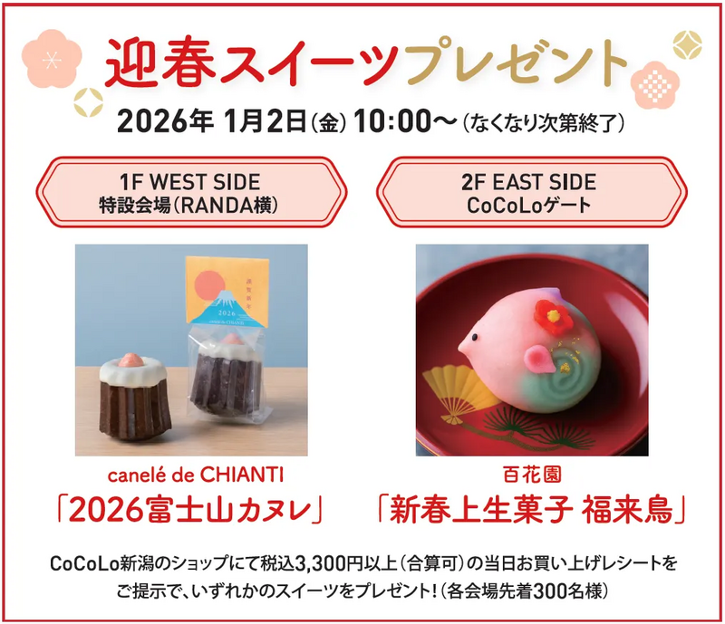 駅ビルCoCoLo新潟・長岡・湯沢】2026年新年初売りを開催！ | JREメディア