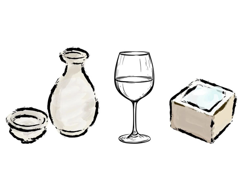 日本酒はさまざまな酒器で楽しむことができます。