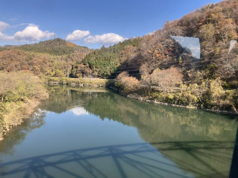 真滝駅～陸中門崎駅間の車窓の風景