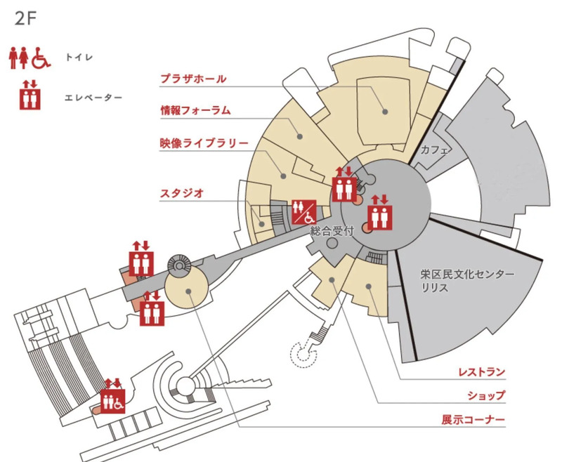 フロアマップ2階