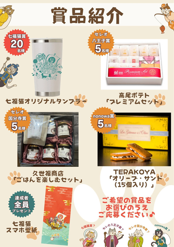 七福猫めぐり 2026 賞品