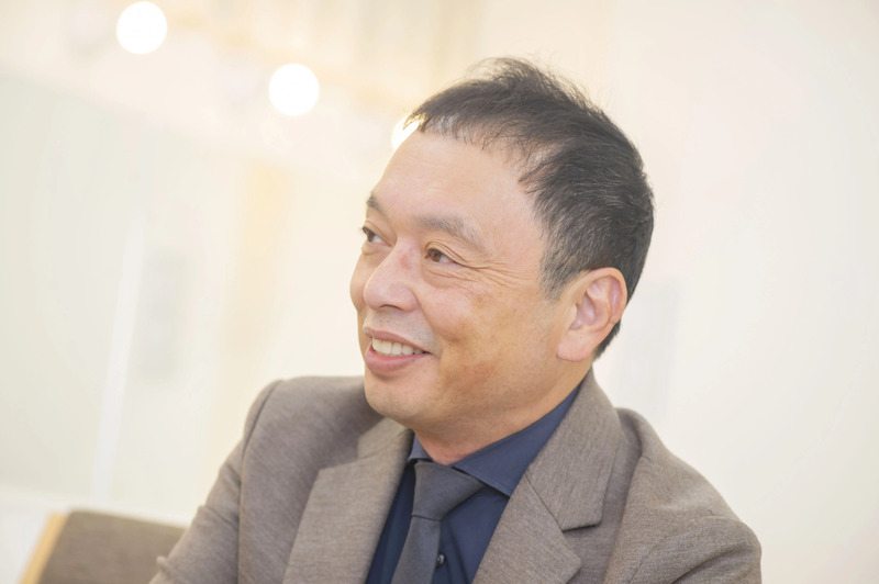 お子さんの話になると、思わず笑顔に