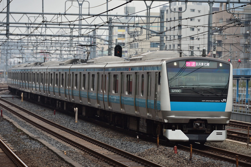 息子さんが「E233系」の中で最初に気に入ったのは、京浜東北線だったそう（2015年撮影） 提供：株式会社交通新聞社