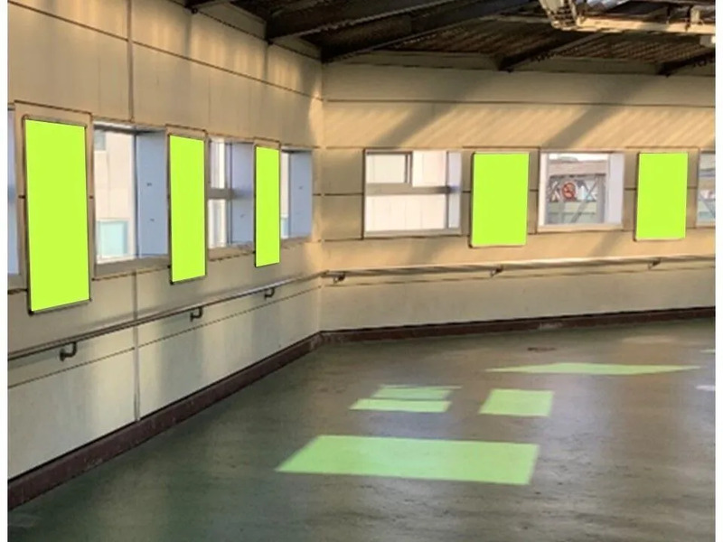 ポスター掲出場所のイメージ(磯子駅)