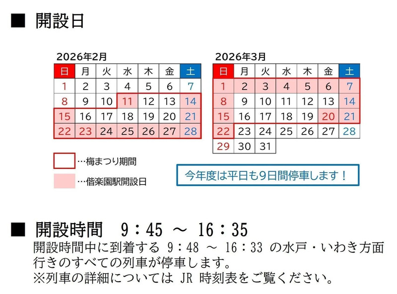 開設日・開設時間