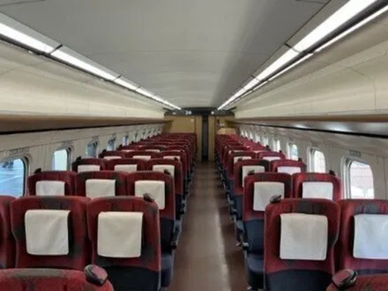 inside the Shinkansen