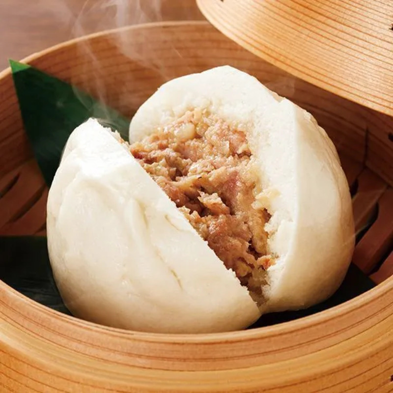 販売予定商品の一例：【ゴールデンポーク豚まん】提供：㈱サイボク