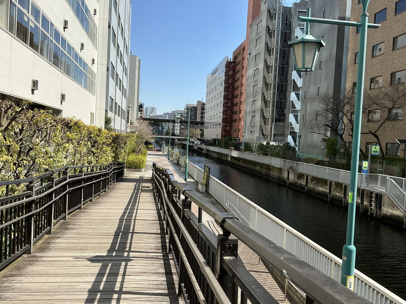 新芝運河沿緑地