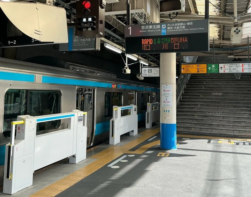 京浜東北線ホーム