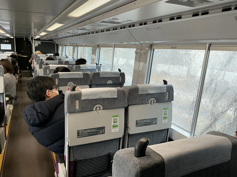 当日の車内風景