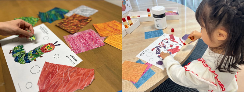 はらぺこあおむしのペタペタワークショップ