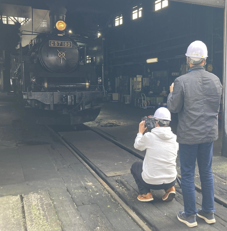 全景撮影の様子