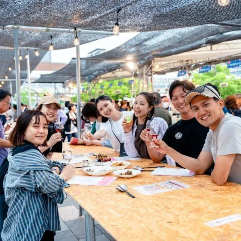 やまなしワインで乾杯