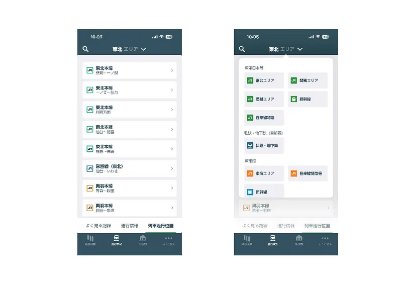 列車走行位置確認方法