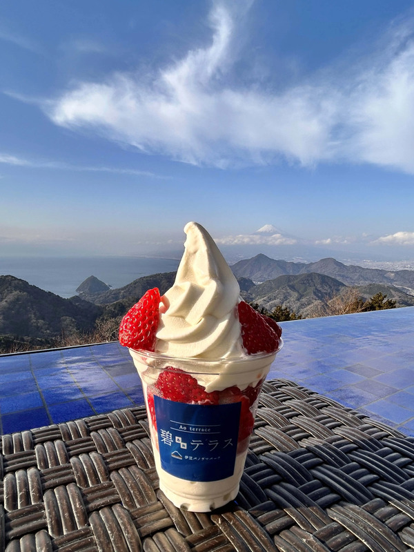 伊豆いちごプレミアムミルクソフト