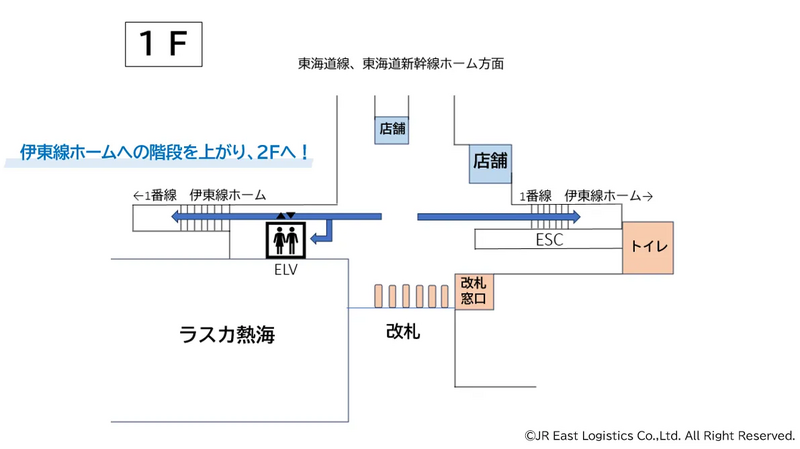 熱海駅臨時手荷物一時預かり所(ジェイアール東日本物流運営)