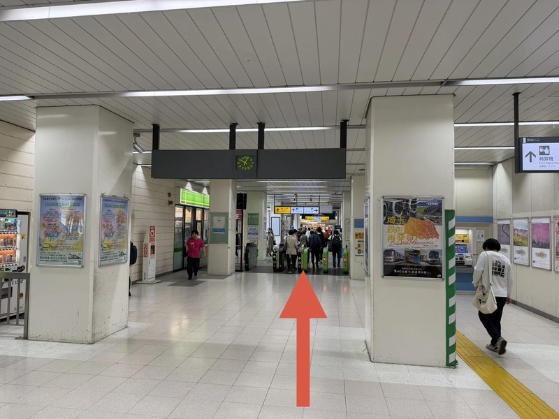 JR千葉みなと駅改札内