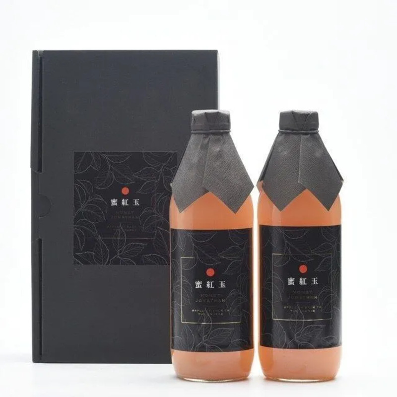 「蜜紅玉」りんごジュース1L×2本セット