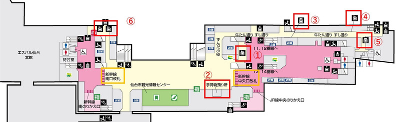 仙台駅 コインロッカー