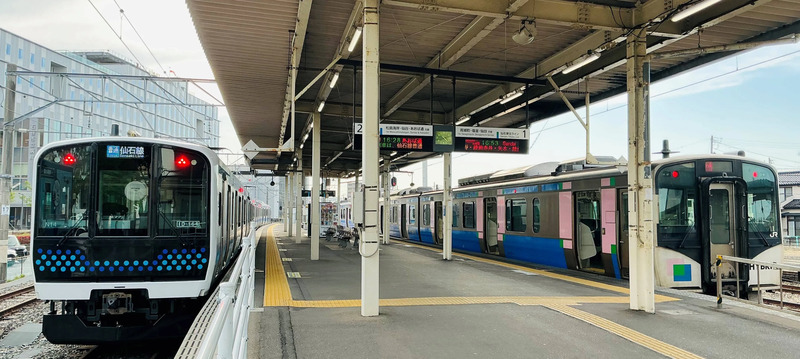 石巻駅1,2番線ホーム