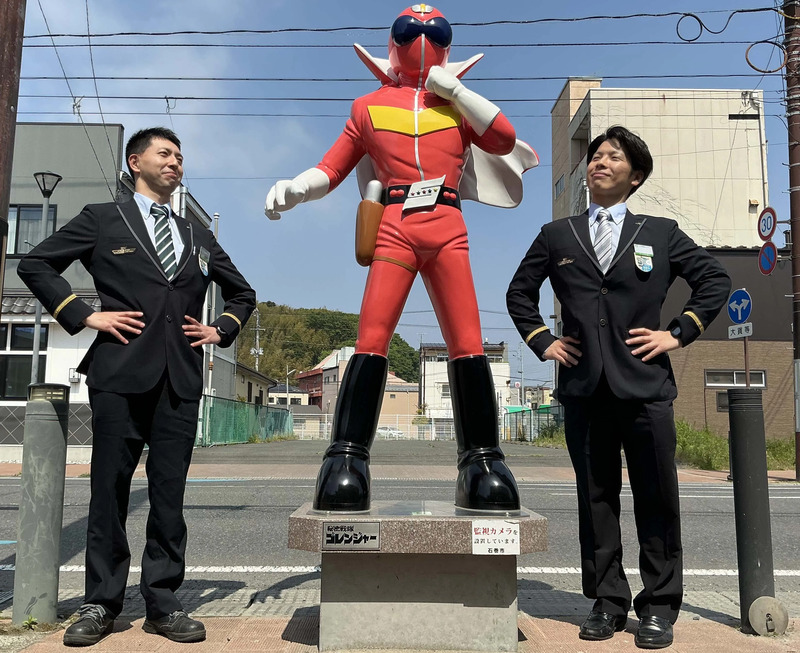 アカレンジャーのモニュメント