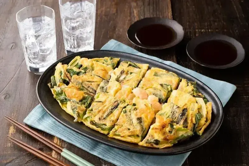 カリカリもっちり！「米粉の海鮮チヂミ」のレシピ・作り方