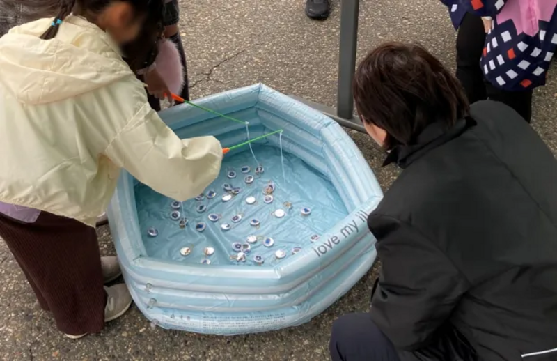 缶バッジ釣りイメージ
