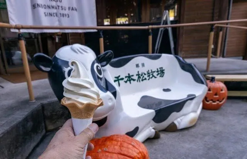 千本松牧場のソフトクリーム