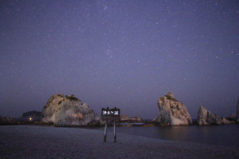 避暑旅 岩手,避暑旅,浄土ヶ浜,夜景