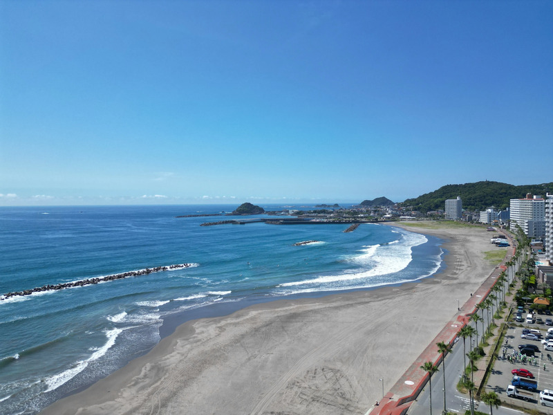 前原海水浴場（画像提供：鴨川市）