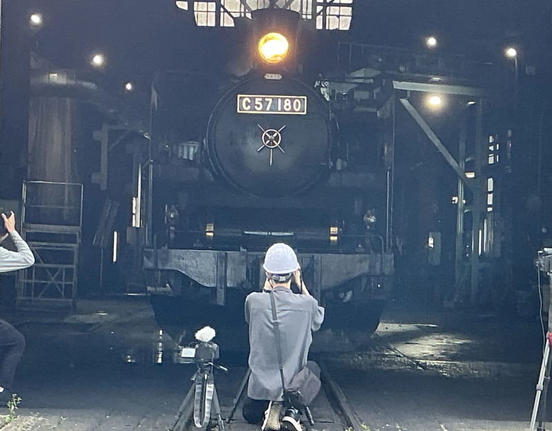 全景撮影の様子