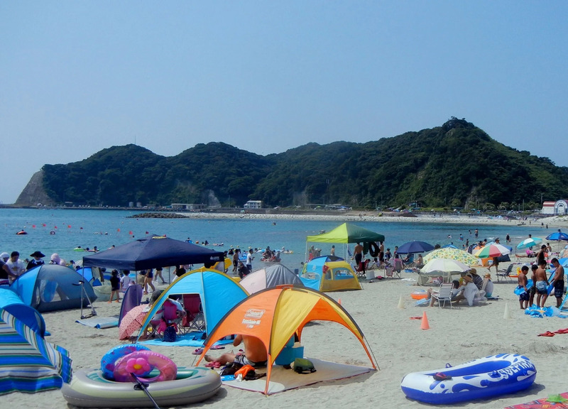 興津海水浴場（画像提供：勝浦市）