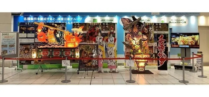 ミニねぶた展示