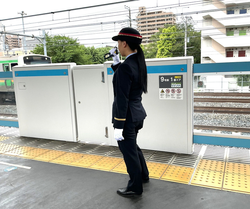 駅員体験イメージ（社員提供）