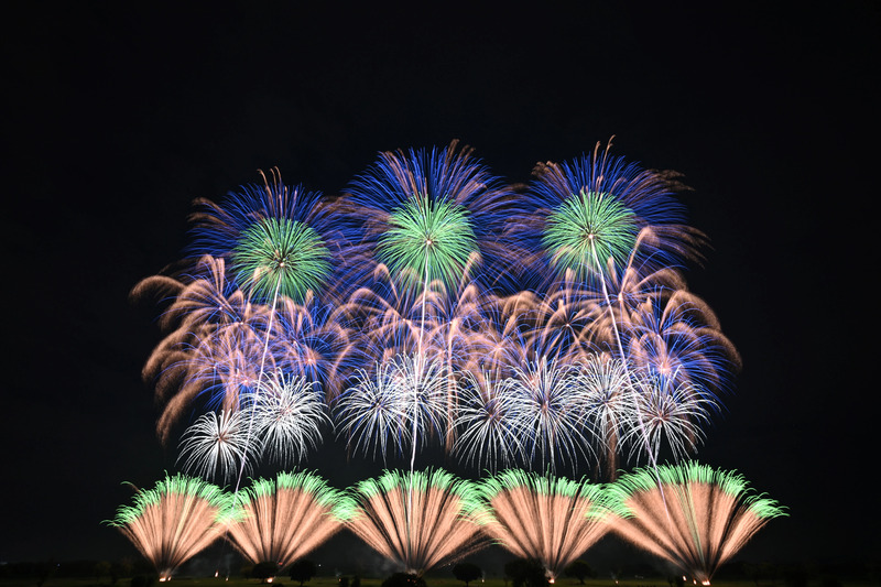古河花火大会写真