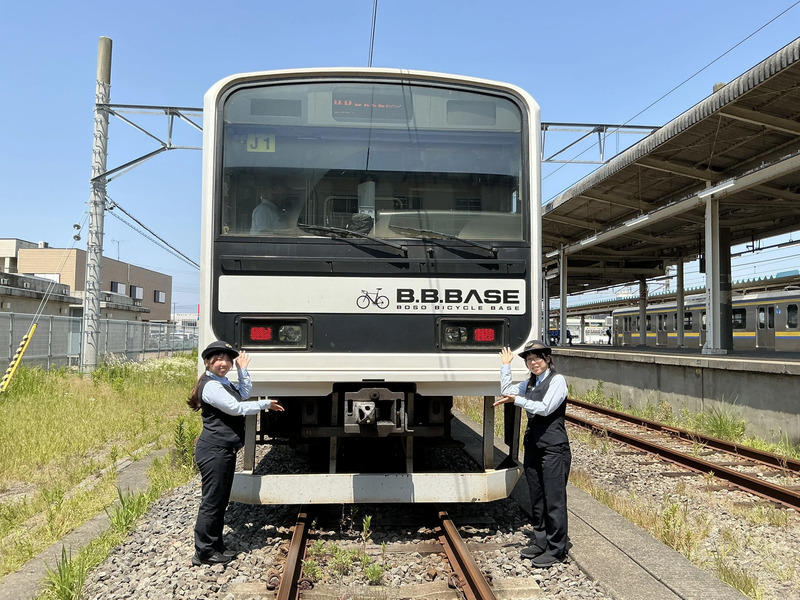 ▲B.B.BASEを現役の乗務員がご案内します