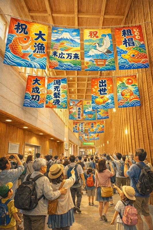 大漁旗掲出イメージ