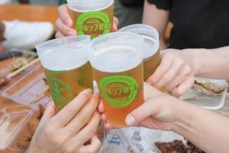 遠野ホップ収穫祭,ビール,乾杯