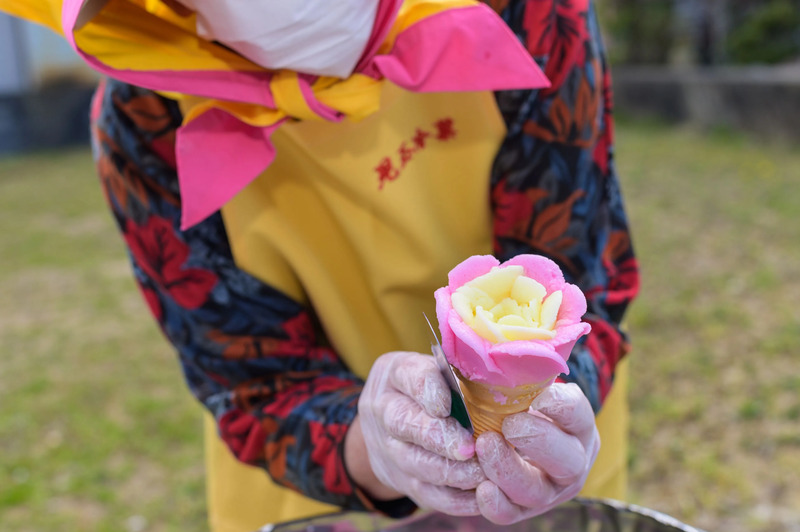 児玉冷菓のババヘラアイス