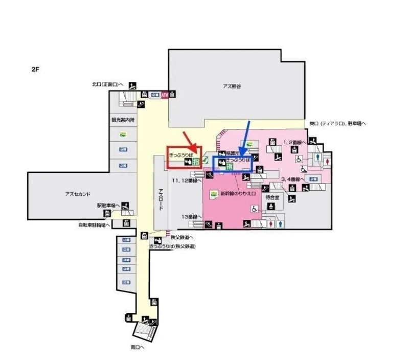 熊谷駅構内図