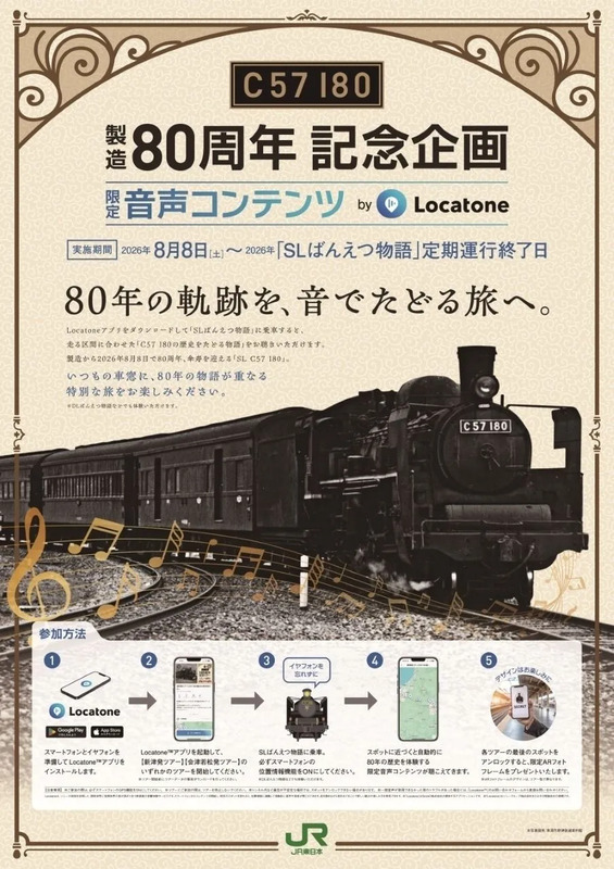 SL C57 180製造80周年ポスター