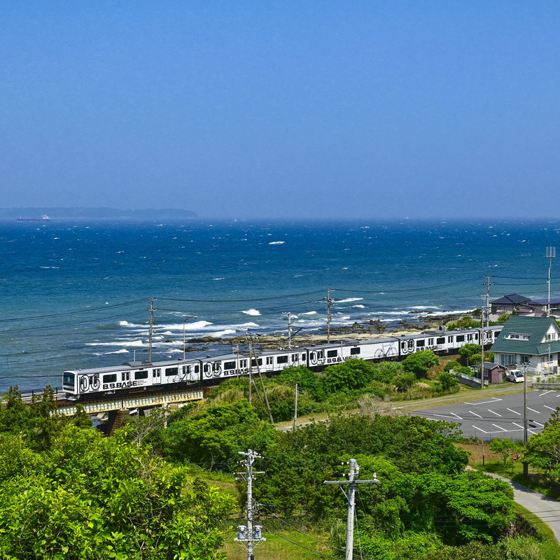 海辺を走るB.B.BASE