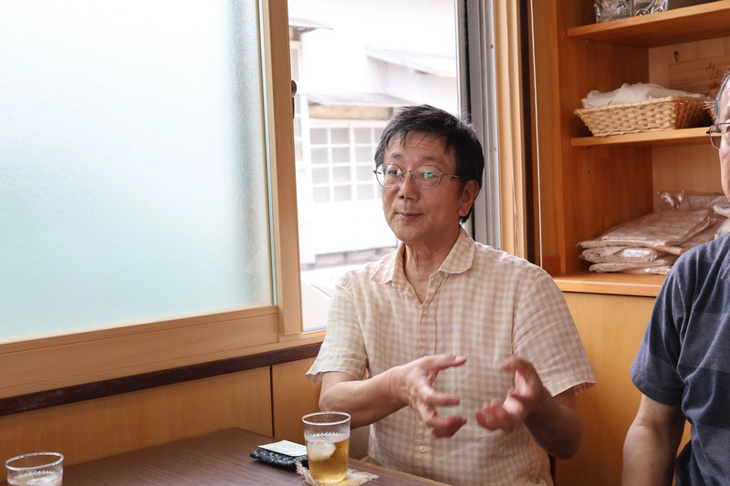 前田さんインタビュー風景
